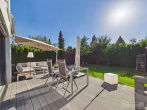 Neuwertiges Haus mit KfW-55-Gebäudehülle, 205 m² Wohn-/Nutzfläche & Traumgarten in Rückersdorf - Terrasse