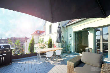 Design trifft Geschichte – Exklusives Loft-Penthouse mit Dachterrasse & Burgblick, 90429 Nürnberg, Penthousewohnung
