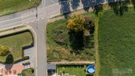 641 m² Baugrundstück in attraktiver Ortsrandlage mit Weitblick - Drohnenaufnahme