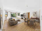 104 m² Wohnkomfort mit Garten & großer Terrasse – attraktiv für Eigennutzer und Kapitalanleger - Wohnzimmer KI